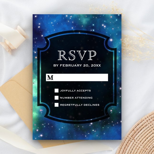 Galáxia Espacial Celestial Moderna RSVP (Criador carregado)