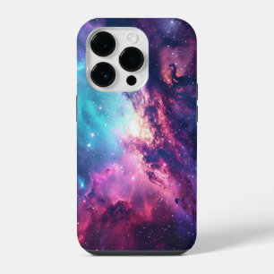 Galáxia espaço brilho nebulosa roxa rosa universo