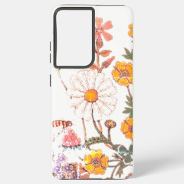 galáxia samsung s21 ultra case FLOWER DESIGN
