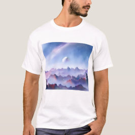 Galáxia, Universo, Estrelas, T-Shirt Espacial Exte
