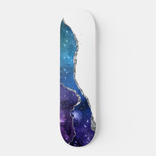 Galaxy Agate Series Design 23 skateboard (Frente)