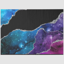 Galaxy Agate Series Design 9 Tecido Papel