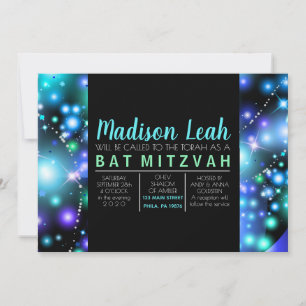 GALAXY ESTARS Bat Mitzvah Convite