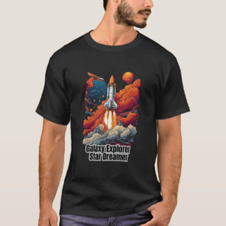 Galaxy Explorer, Star Dreamer - T-shirt espacial