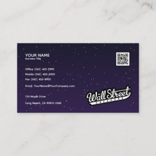 Galaxy Night Sky - Cartão de visita Design