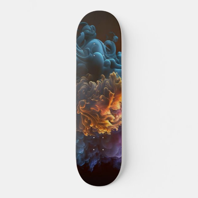 Galaxy Night Sky Skateboard (Frente)