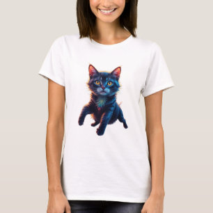 "Galaxy Pet T-Shirt   Cachorro e Desenho de Gato d