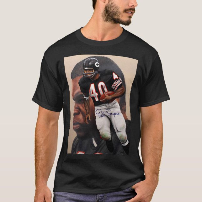 Gale Sayers rasga camiseta essencial (Frente)