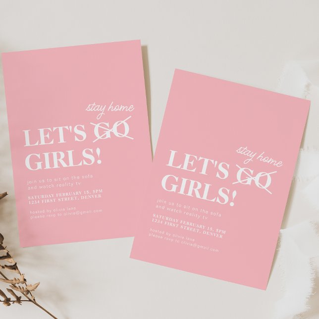 Galentines Jantam o convite de garotas Namorados (Criador carregado)