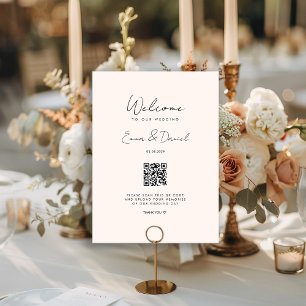 Galeria de Casamento de Beige com Código QR de Boi
