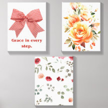 Galeria de Parede Modern Farmhouse - Floral & Tipo