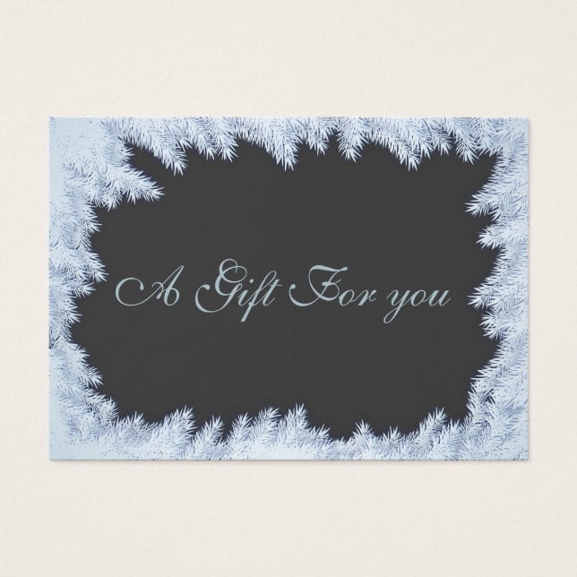 Galhos de pinheiro de gelo de Natal/Natal (Frente)