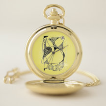 Galinha abstrato de dança com flores de jardim