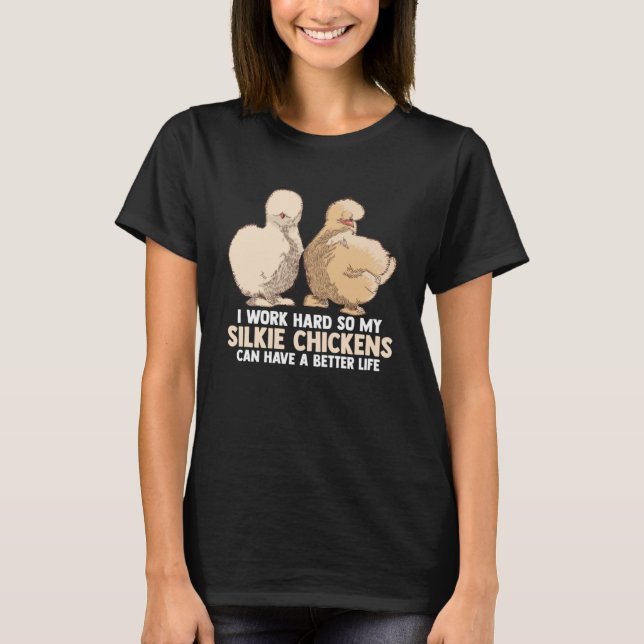 Galinha de Seda Chinesa Pullover Animal (Frente)