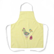 Galinha Gingham Amarelo-Cinto Apron