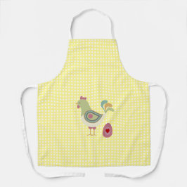 Galinha Gingham Amarelo-Cinto Apron