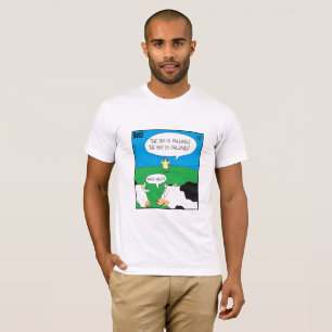 Galinha pouco t-shirt falsificado da notícia