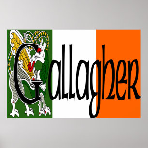 Gallagher Celtic Dragon Impressão