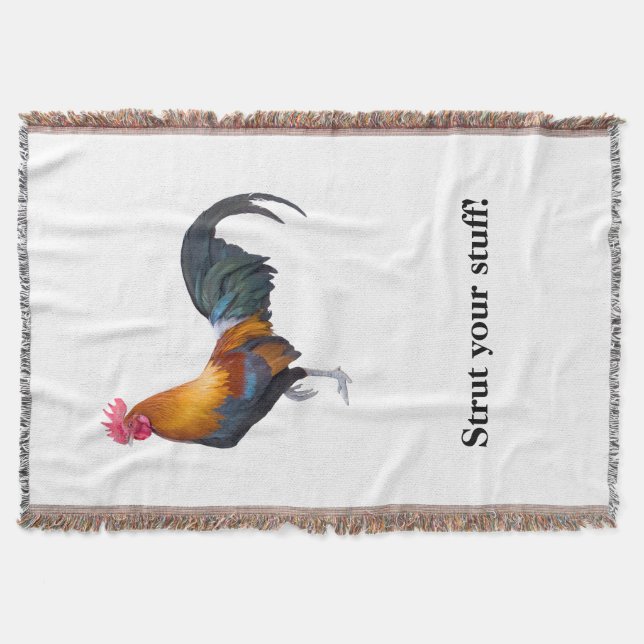 Galo lança cobertor dizendo "Enfie suas coisas" (Frente)