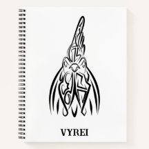 Galo Tribal Negro e Branco