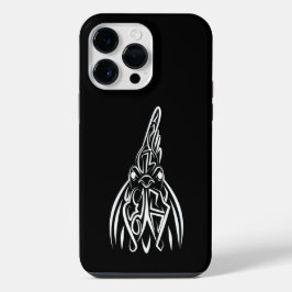 Galo Tribal Negro e Branco