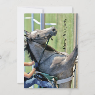 Galopagem de Cavalos - Saratoga - Convite