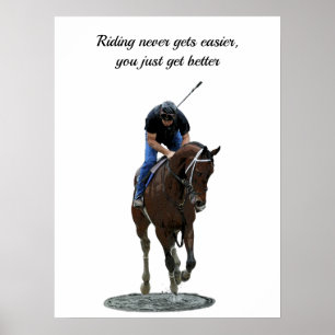 Galopagem Em Cavalo E Poster De Cavalo De Rider