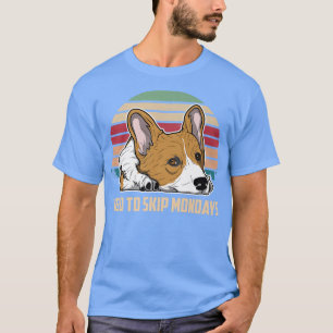 Galsh Corgi Dog Vintage Premium T-Shirt Copy