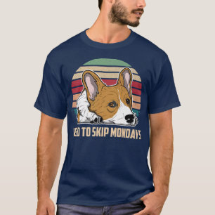 Galsh Corgi Dog Vintage Premium T-Shirt Copy