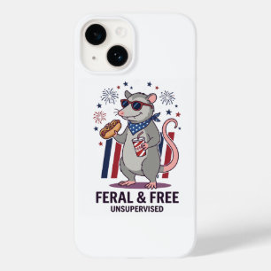 Gambá Patriótico Feral e Livre 4 de Julho Indep