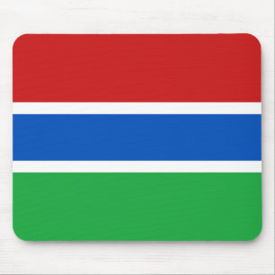 Gambia Flag Mousepad