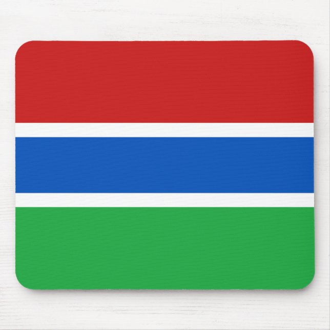 Gambia Flag Mousepad (Frente)