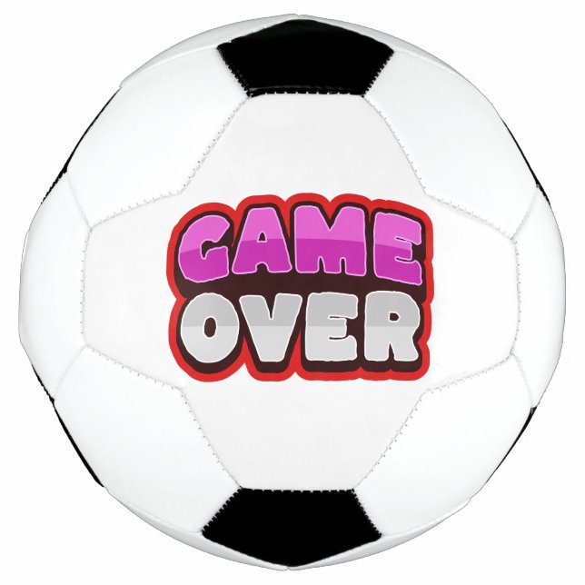GAME OVER Bola de Futebol (Frente)