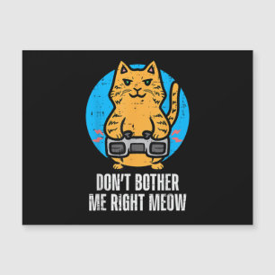 Gamer Cat Não Me Incomode Mever Homens Engraçados