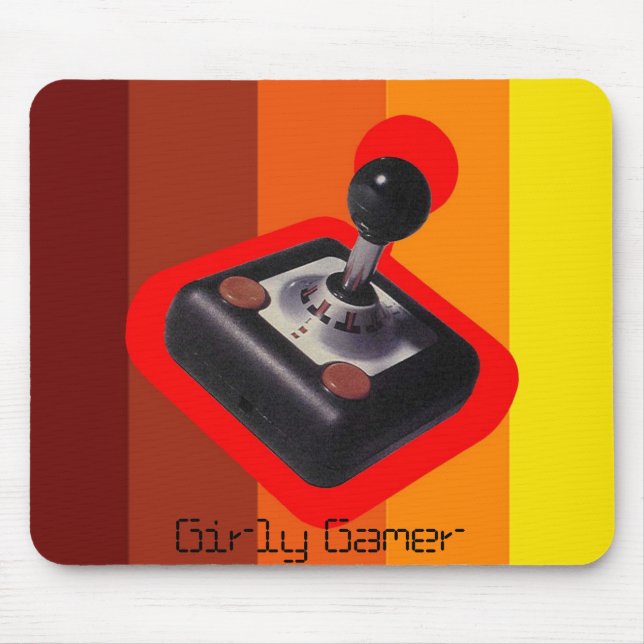 Gamer feminino Mousepad (Frente)