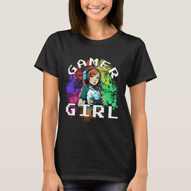 Gamer Girl T-Shirt (Frente)