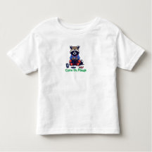 Gamer Raccoon: Alcance com a Camiseta do Bebê Cute