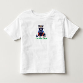 Gamer Raccoon: Alcance com a Camiseta do Bebê Cute