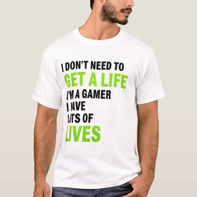 Gamer Vive T-Shirt (Frente)