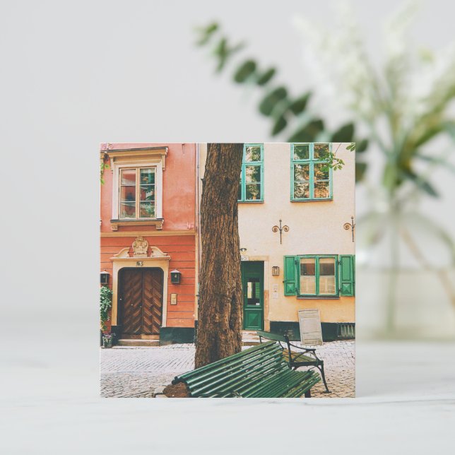 Gamla Stan, Cidade Antiga de Estocolmo (Em pé/Frente)