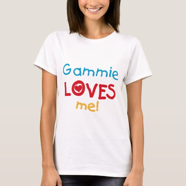 Gammie me ama T-shirts e presentes (Frente)