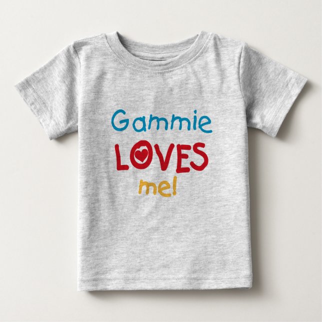 Gammie me ama T-shirts e presentes (Frente)
