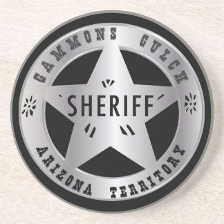 Gammons Gulch Sheriffs Crachá Porta copos