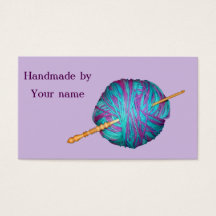 Gancho e fios Fios feitos à mão por cartões