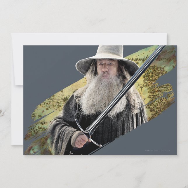 Gandalf com Espada Verde (Frente)