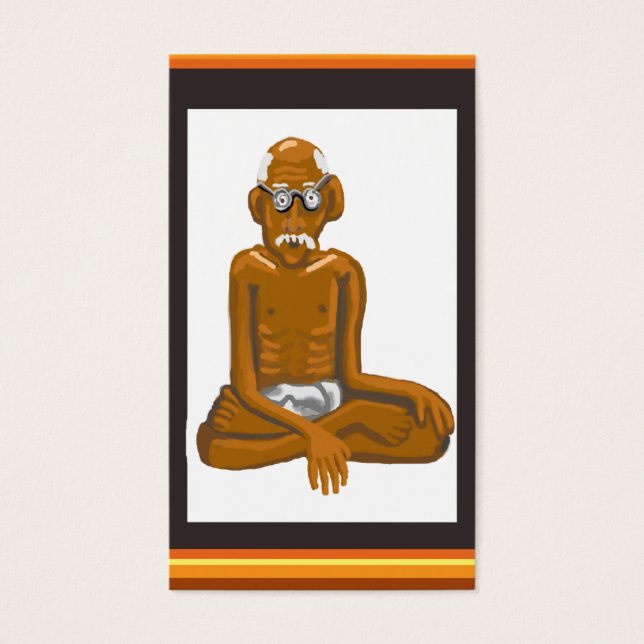 Gandhi cita - Verdade com amor (Frente)
