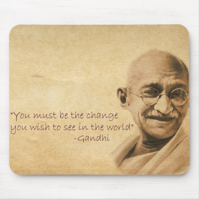 Gandhi Mousepad (Frente)