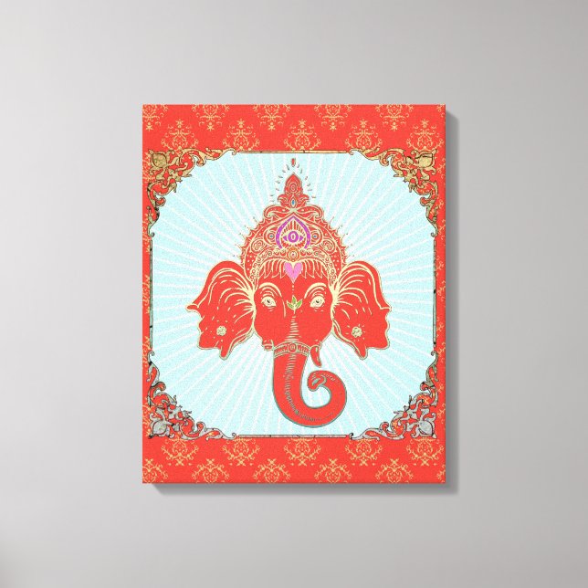 GANESHA - Deus indiano - Canvas (Frente)