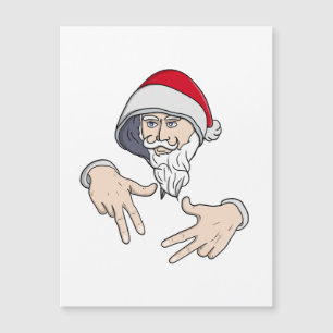 Gangsta Gangsta Hip Hop Mão Rap Santa Claus