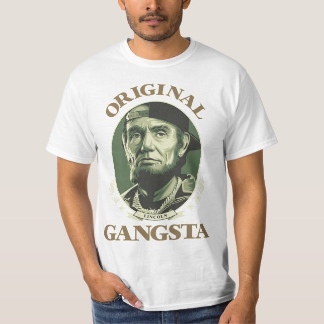 Gangsta Lincoln T-Shirt Original (Frente)
